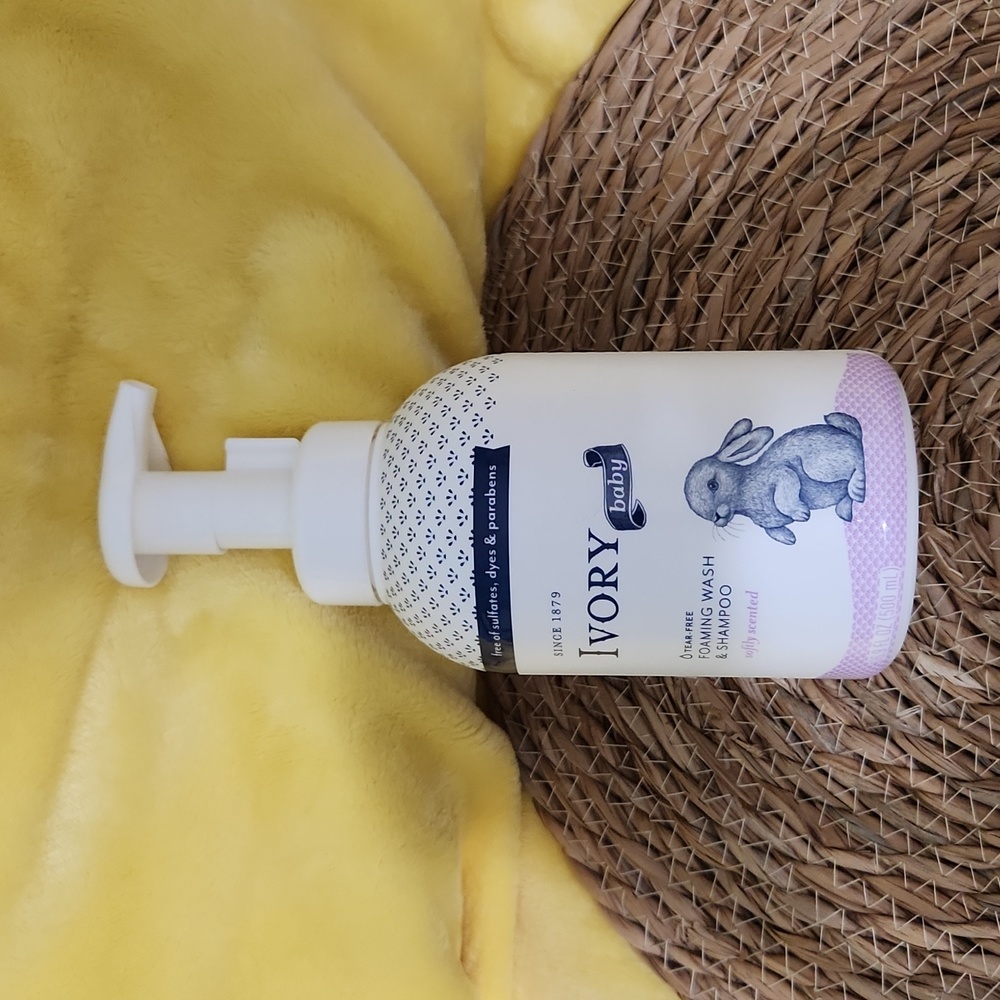 TEAR FREE FOAMING WASH AND SHAMPOO.